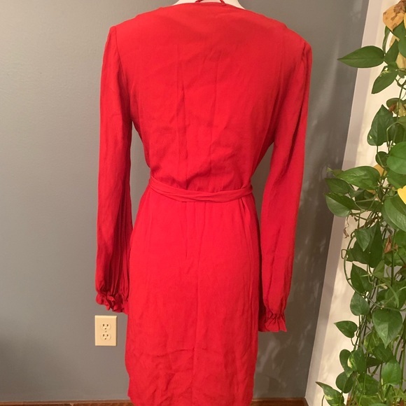 Diane Von Furstenberg Dress~Harvest Red~4 - Picture 6 of 8